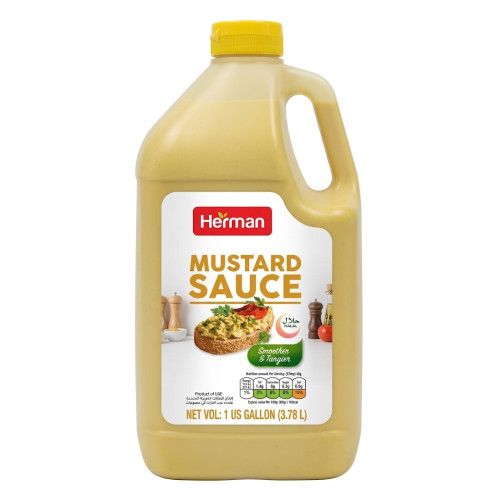 Herman Mustard Sauce 4 x 3.78 kg Herman Mustard Sauce 4 x 3.78 kg