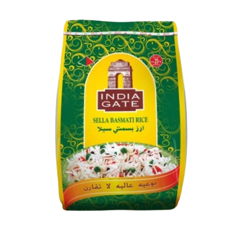 India Gate creamy  Sella Basmati  Rice  20Kg