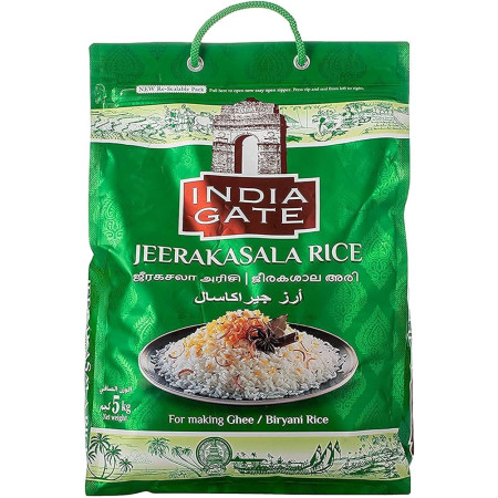 India Gate Jeerakasala rice 4 x 5kg