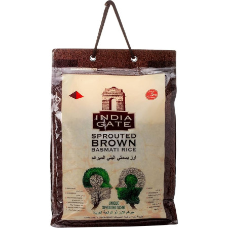 India Gate sprouted brown basmati rice 4 x 5kg