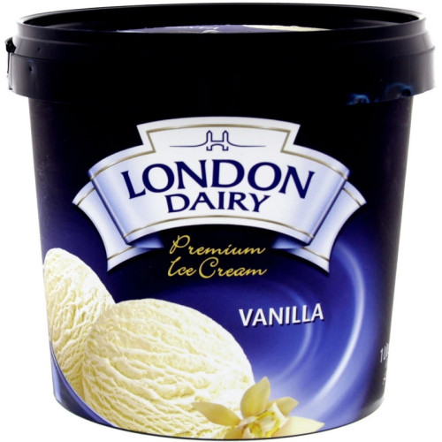 London Dairy Vanilla Ice Cream 1L London Dairy Vanilla Ice Cream 1L