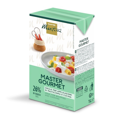 Master Martini master gourmet 26% fat ideal for cooking and whipping cream 12 X 1L Master Martini master gourmet 26% fat ideal for cooking and whipping cream 12 X 1L