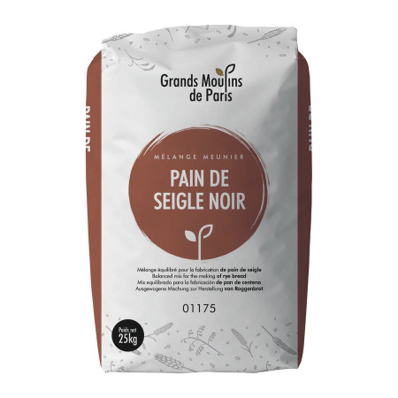 Moul-Bie Dark Rye Bread / Pain Seigle Noir 25Kg Moul-Bie Dark Rye Bread / Pain Seigle Noir 25Kg