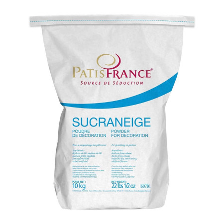 Patisfrance Sucraneige Icing Sugar Non Melting 10kg Patisfrance Sucraneige Icing Sugar Non Melting 10kg