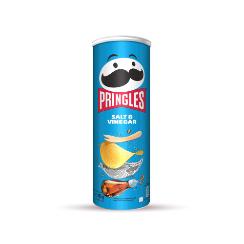 Pringles Salt And Vinegar Chips 19 x 165g Pringles Salt And Vinegar Chips 19 x 165g