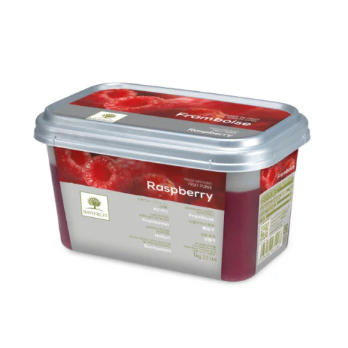 Pure Raspberry Frozen Ravifruit raspberry puree frozen France 1kg
