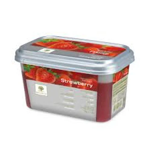 Puree Strawberry Fruit Rouges Kg Ravifruit strawberry puree frozen France 1kg