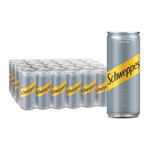 Schweppes Soda Water 24 X 300ml Schweppes Soda Water 24 X 300ml