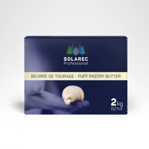 Solarec Puff Pastry Butter sheets 82% 5 X 2kg Solarec Puff Pastry Butter sheets 82% 5 X 2kg