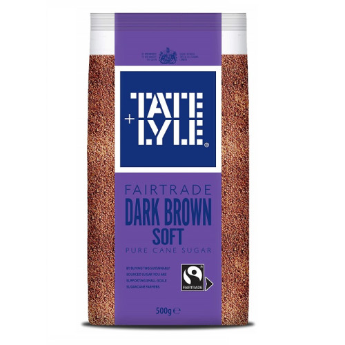 Tate & Lyle Dark Brown Soft Sugar 10X500g