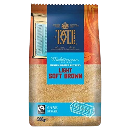 Tate & Lyle Light Brown Soft Sugar 10X500g