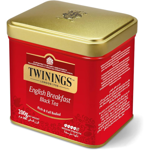 Twinings Classic loose tea English breakfast TIN 6 X 200g Twinings Classic loose tea English breakfast TIN 6 X 200g