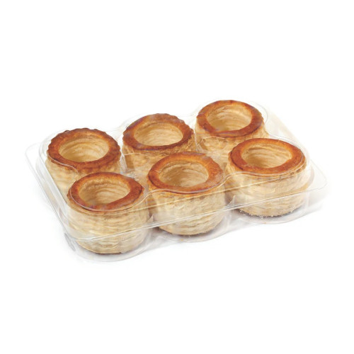 Vol Au Vent Medium Round Shell 75mm Blister 10 x 6pcs