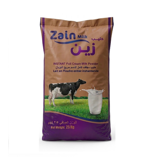 Zain instant full cream milk powder 25kg Zain instant full cream milk powder 25kg
