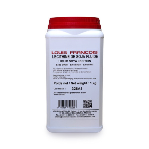 Louis Francois Liquid Soya Lecithine Soja 1kg Louis Francois Liquid Soya Lecithine Soja 1kg