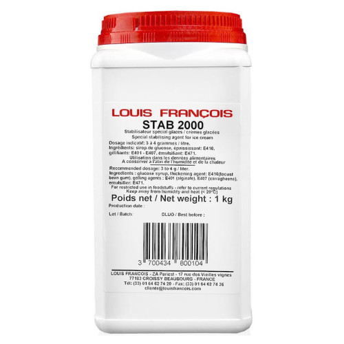 Louis Francois Stab 2000 Ice Cream Stabilizer 1kg