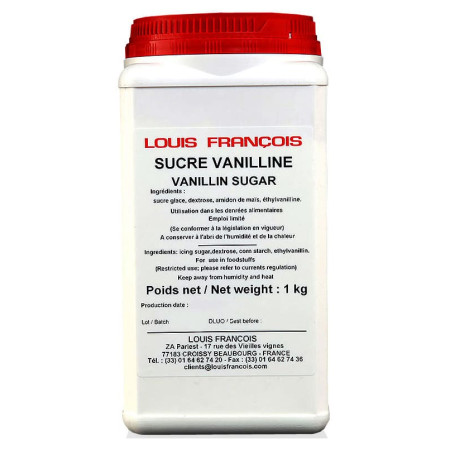 Louis Francois Vanilla Sugar 1kg Louis Francois Vanilla Sugar 1kg