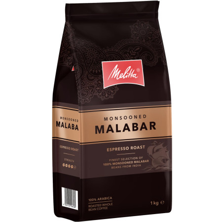 Melitta Monsooned Malabar Espresso Roast Beans 1Kg Melitta Monsooned Malabar Espresso Roast Beans 1Kg