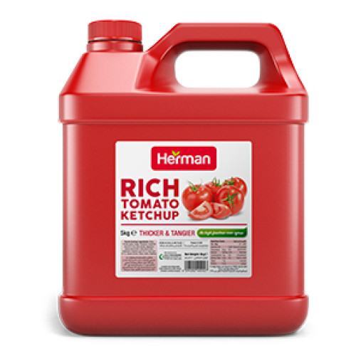 Herman Tomato Ketchup 4 x 5kg Herman Tomato Ketchup 4 x 5kg