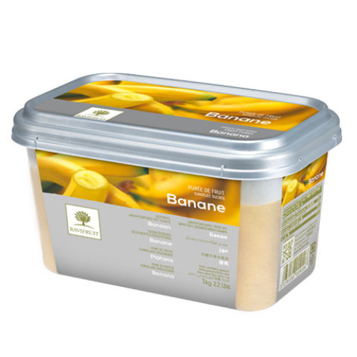 Ravifruit Frozen Banana Fruit Puree France 1kg Ravifruit Frozen Banana Fruit Puree France 1kg