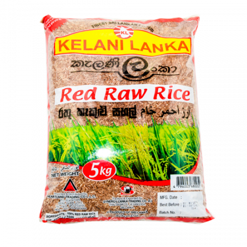 Kelani Lanka Red Raw Rice 5Kg Kelani Lanka Red Raw Rice 5Kg