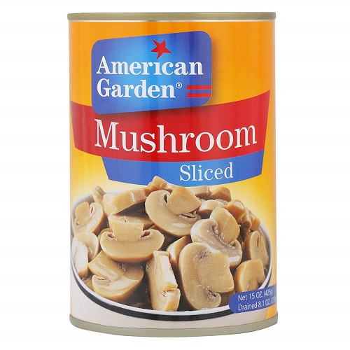 American Garden Mushroom Slice Canned  24 X 425g