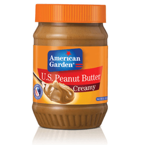 American Garden Peanut Butter Creamy   12 X 510g