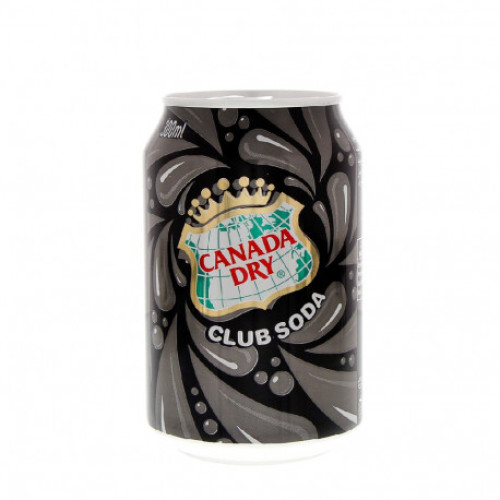 Canada Dry Club Soda can 24 x 300ml