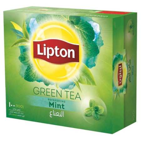 Lipton Green Tea Mint 100 Tea bags 1 x 100TB
