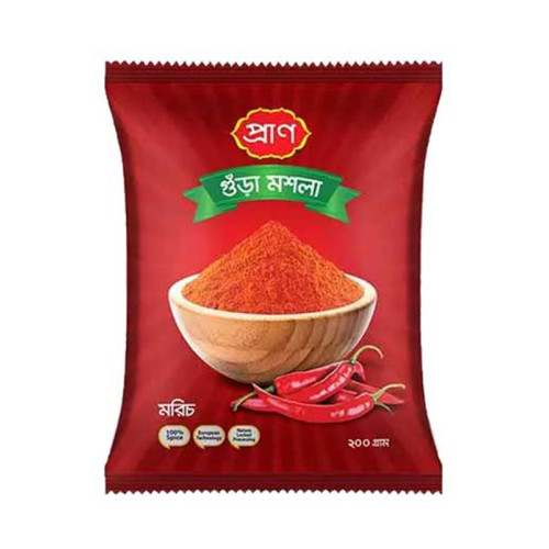 Pran Chilly Powder packet 48 x 200g Pran Chilly Powder packet 48 x 200g