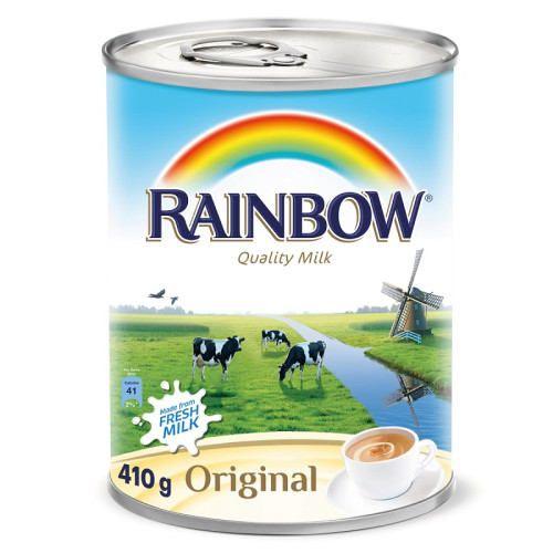 Rainbow Evaporated Milk 48x 410ml